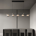41 Inch Glass Linear Chandelier - Celeste