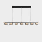 63 Inch Glass Linear Chandelier - Celeste