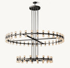 60 Inch Hexagonal Crystal Tiered Chandelier – Arcachon