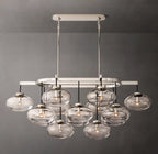 54 Inch Glass Bubble Oval Chandelier - Cabrette