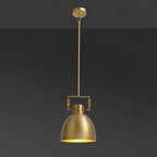 10 Inch Metal Dome Pendant Light - Machinist