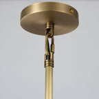14 Inch Milk Glass Dome Pendant Light - Machinist