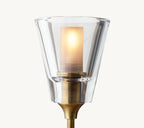58 Inch Torch Round Chandelier - Verre