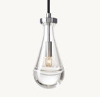 Raindrop Glass Pendant Light – Ava