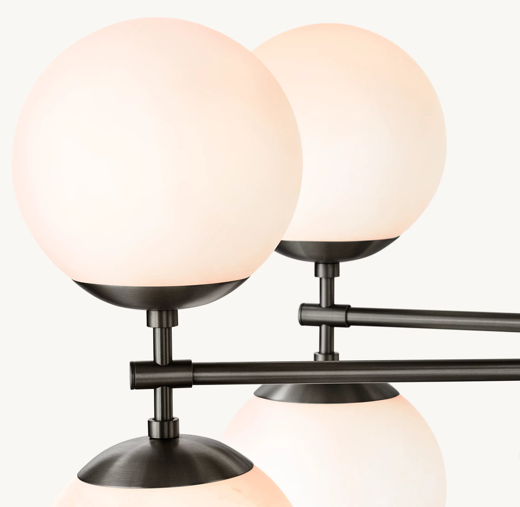 51 Inch Alabaster Bubble Chandelier - Cirque
