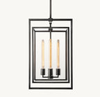 16 Inch Glass Lantern Pendant Light - Beckman