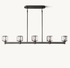 54 Inch Crystal Linear Candle Chandelier - Demaret