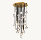 30 Inch Crystal Cluster Chandelier – Boule