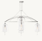 61 Inch Bell Glass Chandelier - Fulcrum