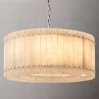 37 Inch Alabaster Round Chandelier - San Marco