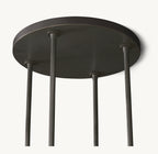 36 Inch Cylindrical Glass Candle Round Chandelier - Ravelle