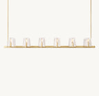 60 Inch Hurricane Candle Linear Chandelier - Pauillac