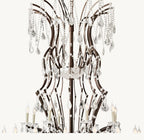 101 Inch Candelabra Crystal Chandelier - Rococo
