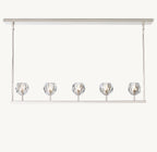 48 Inch Crystal Linear Chandelier – Boule