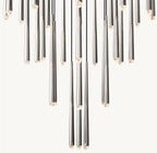 48 Inch Pin Cascading Round Chandelier - Aquitaine