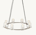 36 Inch Hurricane Candle Ring Chandelier - Pauillac