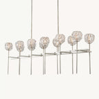 60 Inch Crystal Double Linear Chandelier – Boule
