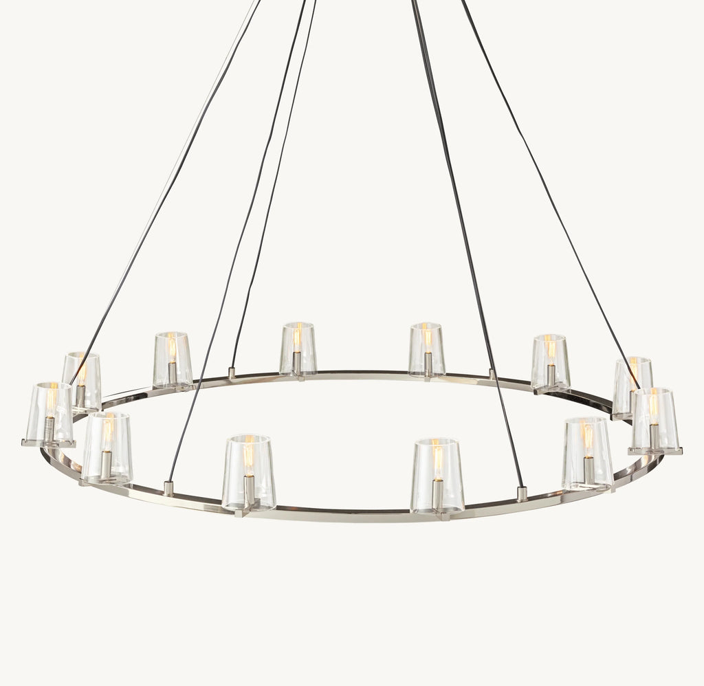 60 Inch Hurricane Candle Ring Chandelier - Pauillac