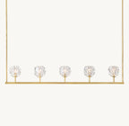 48 Inch Crystal Linear Chandelier – Boule