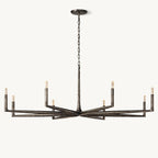 60 Inch Forged Candlestick Chandelier - Thaddeus