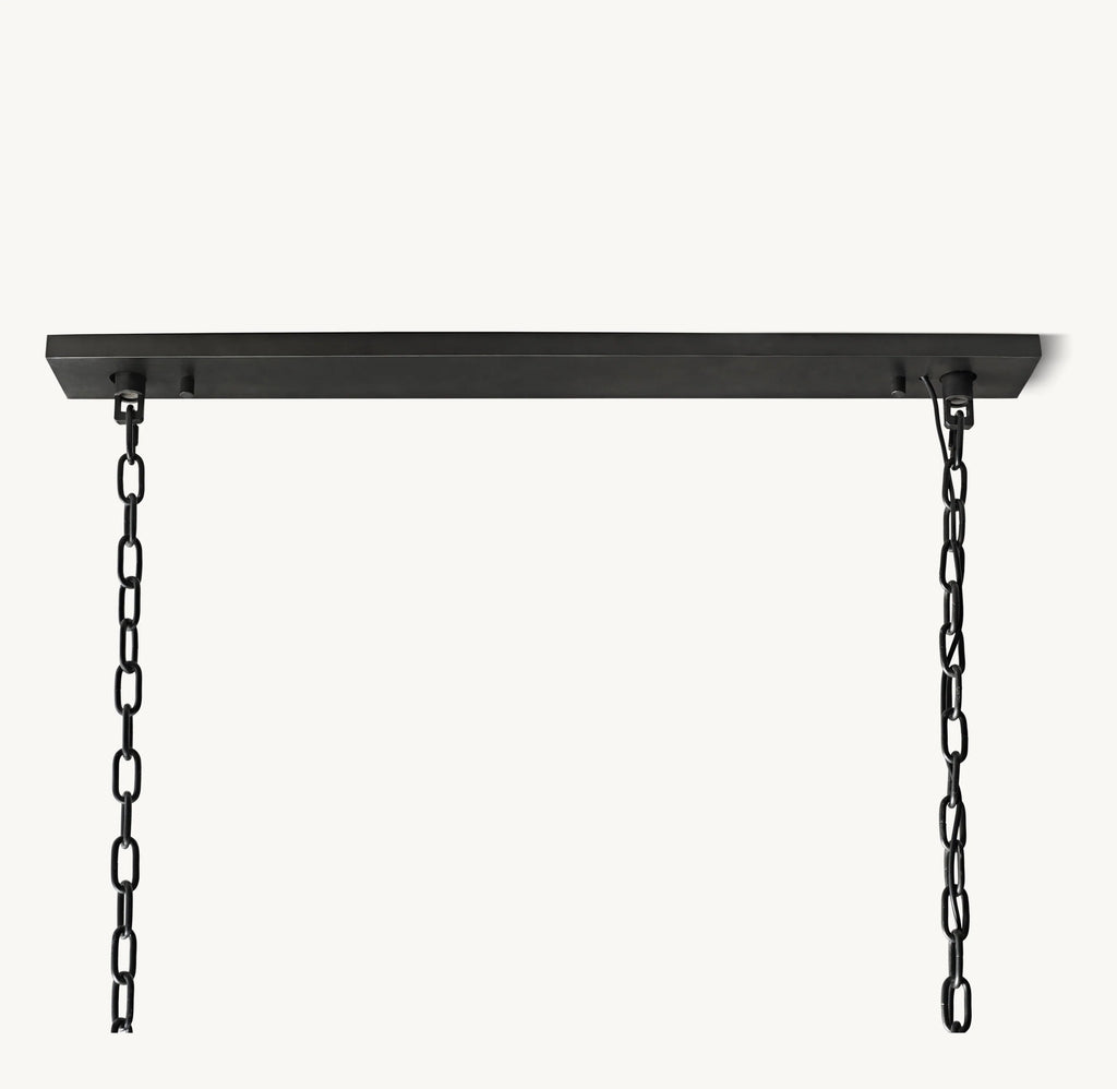 59 Inch Crystal Prism Rectangular Chandelier - Odeon