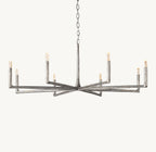 60 Inch Forged Candlestick Chandelier - Thaddeus