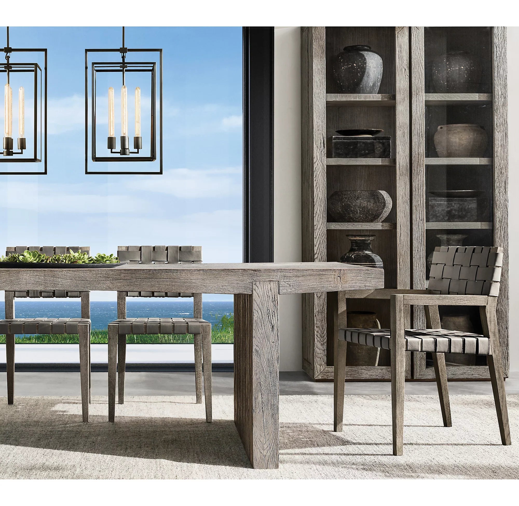 16 Inch Glass Lantern Pendant Light - Beckman