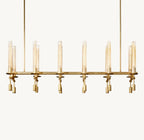 54 Inch Candle Linear Chandelier - Fontanelle