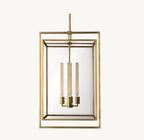 21 Inch Glass Lantern Pendant Light - Beckman