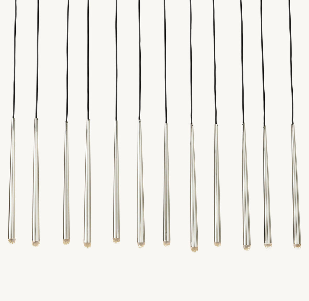 60 Inch Pin Linear Chandelier - Aquitaine