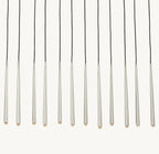 60 Inch Pin Linear Chandelier - Aquitaine