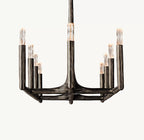 54 Inch Forged Candlestick Linear Chandelier - Thaddeus