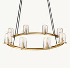36 Inch Hurricane Candle Ring Chandelier - Pauillac