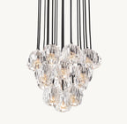 19 Inch Crystal Cluster Chandelier – Boule