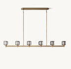 72 Inch Crystal Linear Candle Chandelier - Demaret