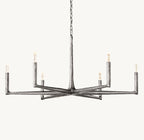 48 Inch Forged Candlestick Chandelier - Thaddeus