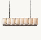 54 Inch Alabaster Rectangular Chandelier – Harlow
