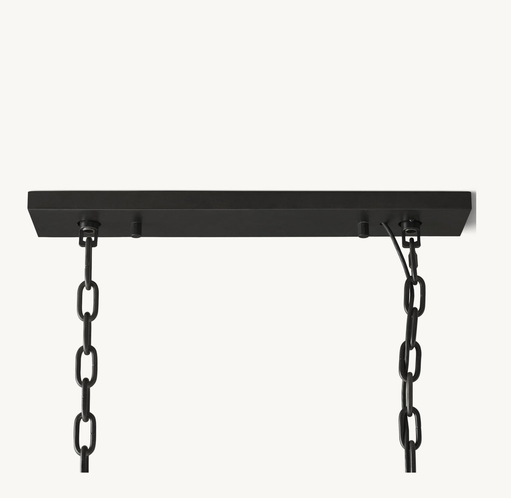 49 Inch Crystal Prism Rectangular Chandelier - Odeon