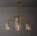 48 Inch Bell Glass Chandelier - Fulcrum
