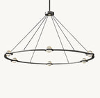 60 Inch Globe Crystal Ring Chandelier - Eclatant