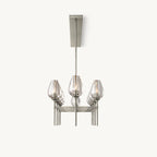 65 Inch Torchiere Crystal Linear Chandelier - Tulip