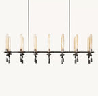 66 Inch Candle Linear Chandelier - Fontanelle
