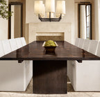 54 Inch Shaded Hammered Metal Linear Chandelier – Wright