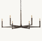 48 Inch Forged Candlestick Chandelier - Thaddeus