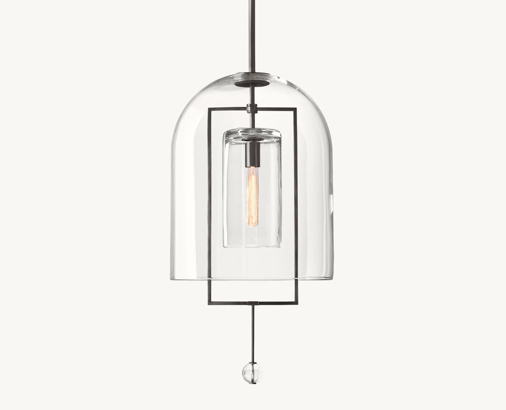 15 Inch Bell Glass Pendant Light - Fulcrum