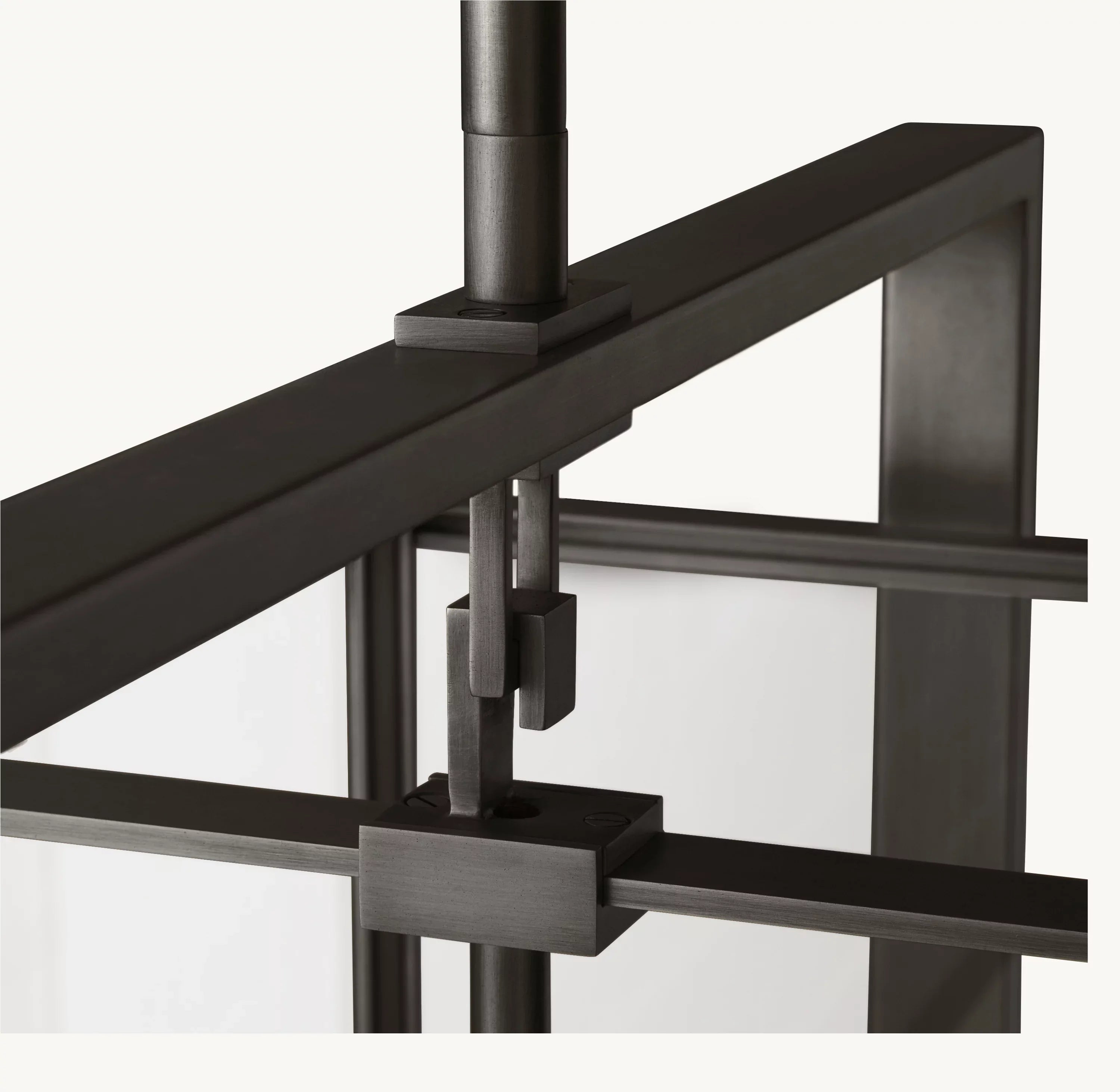 72 Inch Glass Rectangular Chandelier - Beckman