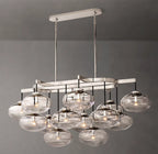54 Inch Glass Bubble Oval Chandelier - Cabrette