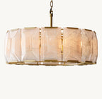 31 Inch Alabaster Round Chandelier – Harlow