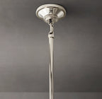 10 Inch Ribbed Glass Dome Pendant Light - Machinist