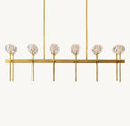 60 Inch Crystal Double Linear Chandelier – Boule